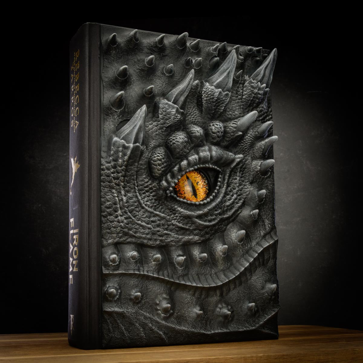 3D Printed Dragon Book Cover - Series 2 - Includes Iron Flame Book