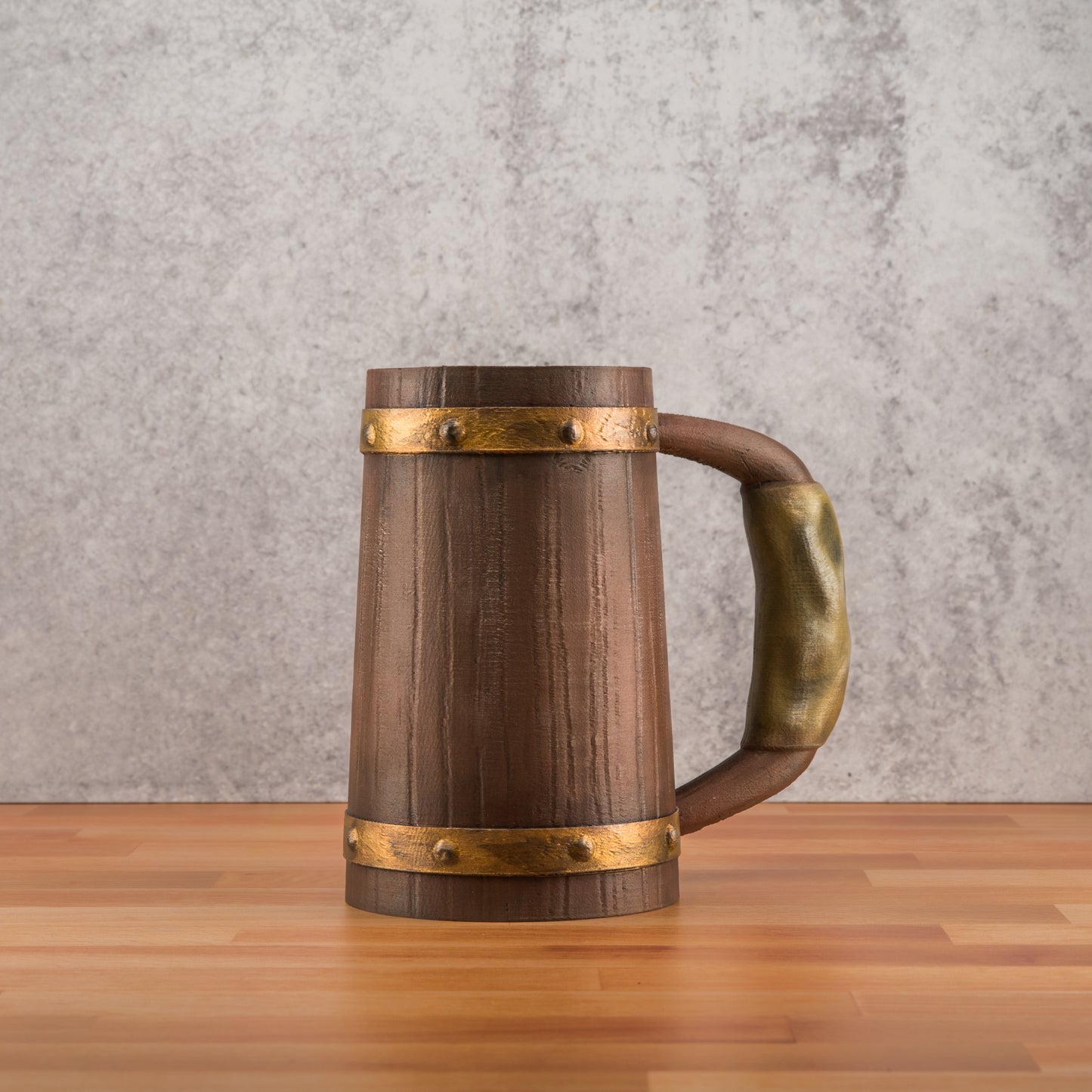 Dwarf Brew Mug - Fits 12oz & 16oz Cans, Rustic Drinkware for Gamers