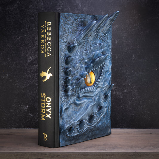 3D Printed Dragon Book Cover - Series 3 - Includes Onyx Storm Book
