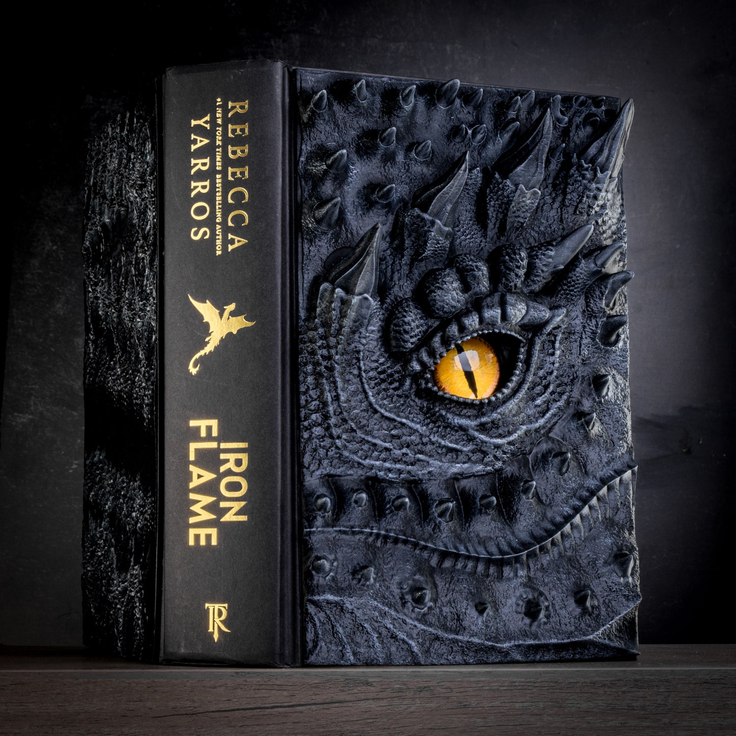 3D Printed Dragon Book Cover - Series 2 - Includes Iron Flame Book