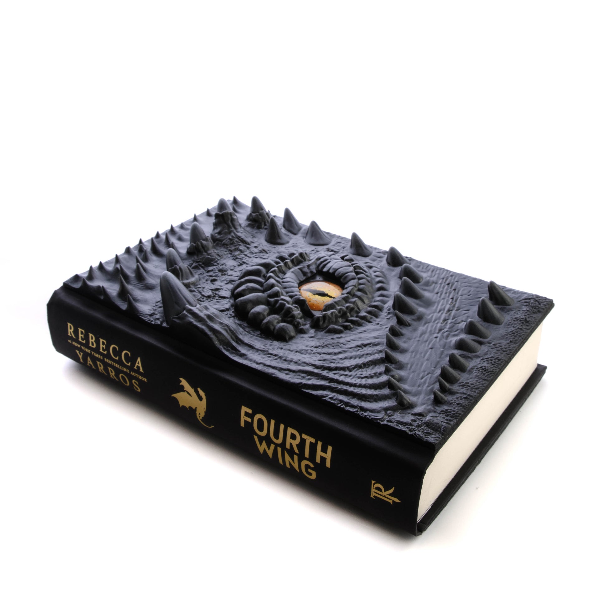 3D Printed Dragon Book Cover - Series 1 - Includes Fourth Wing Book