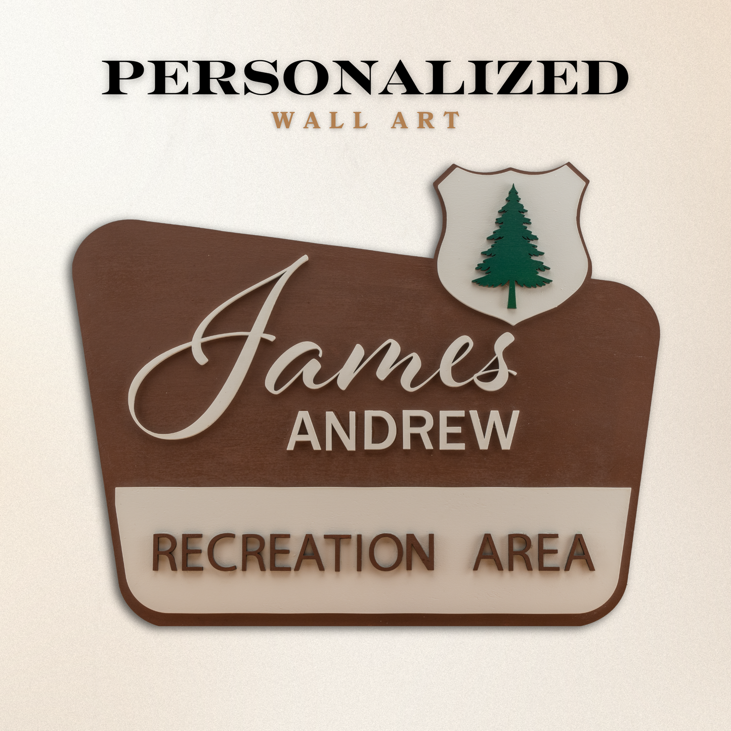 Personalized National Park Sign