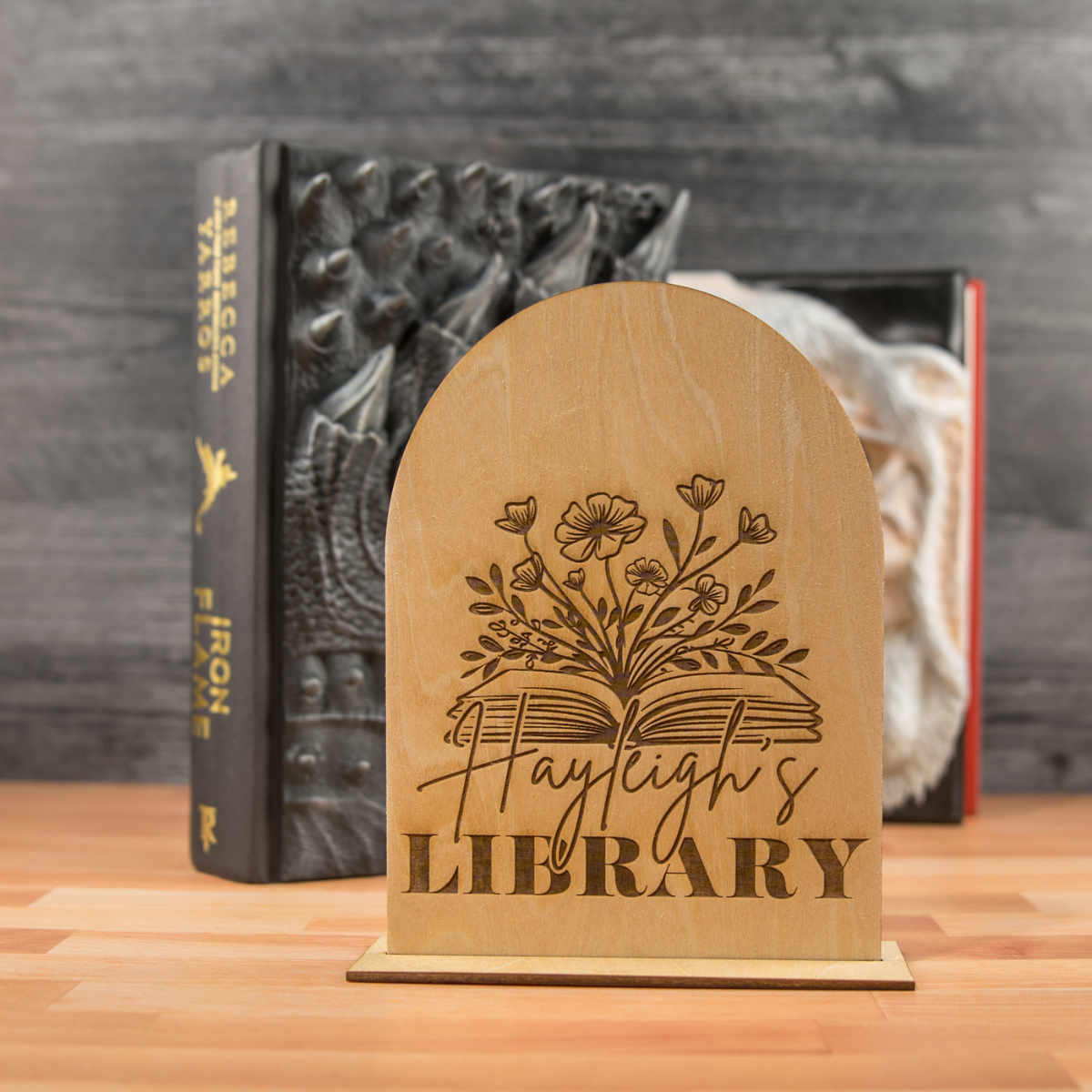 Personalized Library Sign