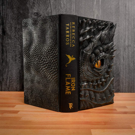 3D Printed Dragon Book Cover - Series 2 - Includes Iron Flame Book (Special Order)