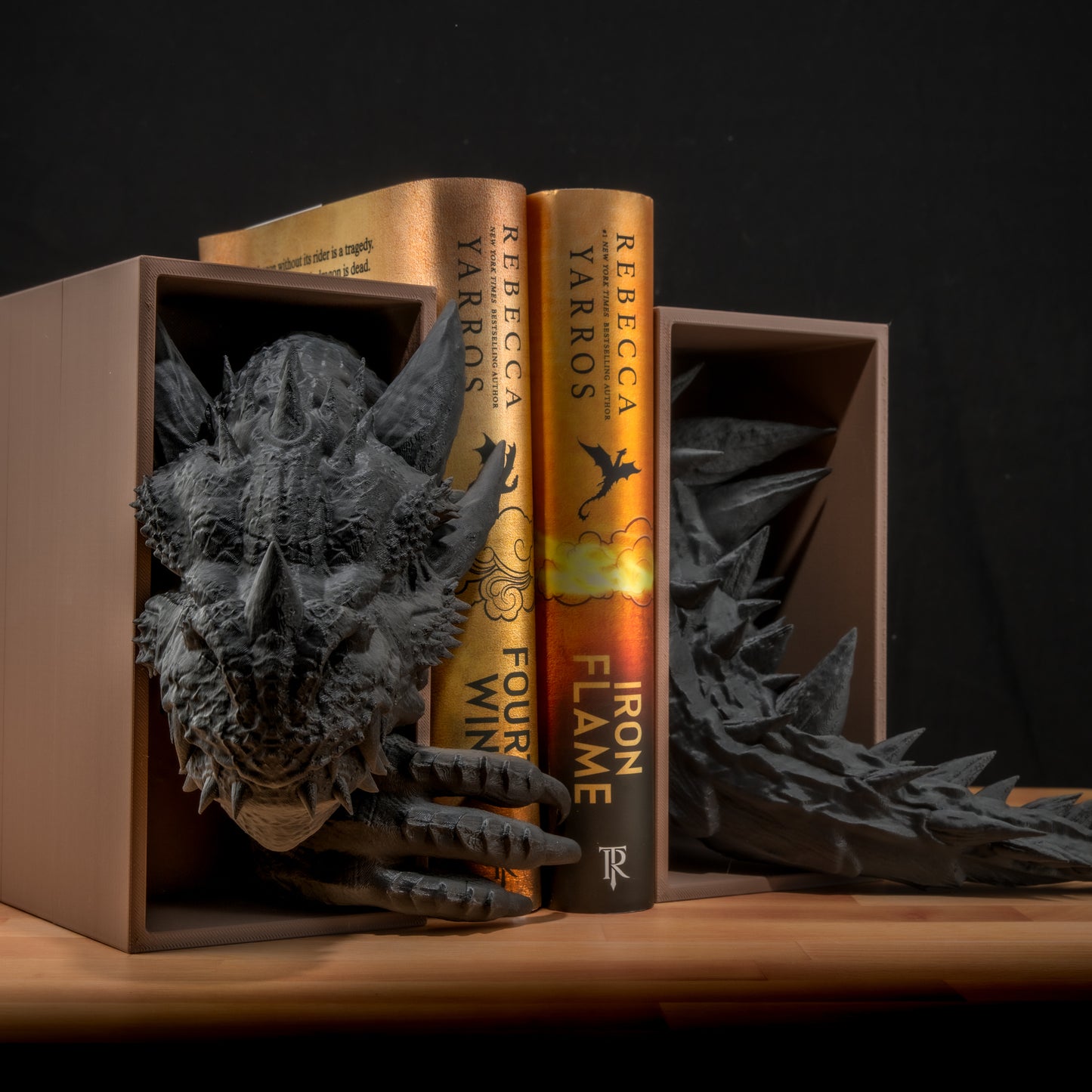 Dragon Head and Tail 3D Printed Book Nook