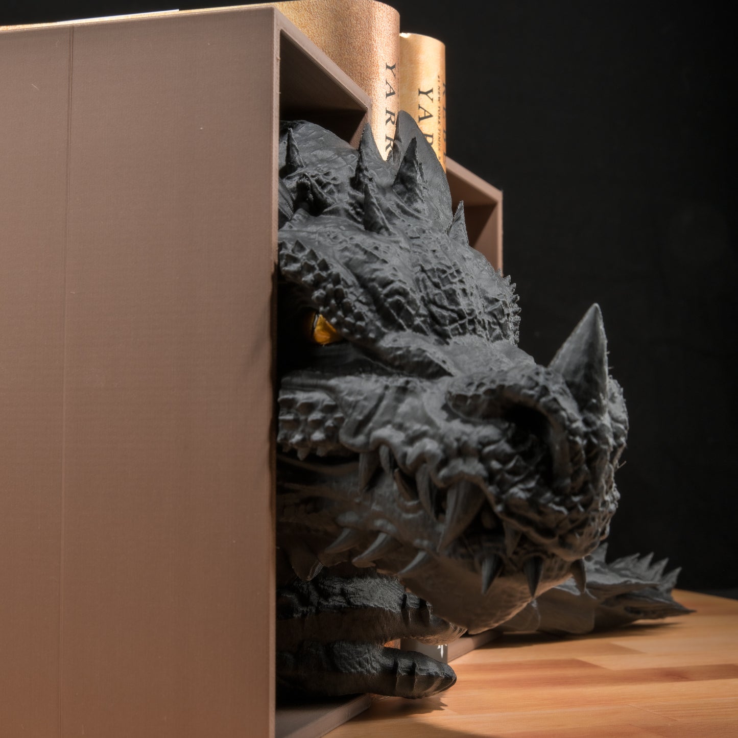 Dragon Head and Tail 3D Printed Book Nook