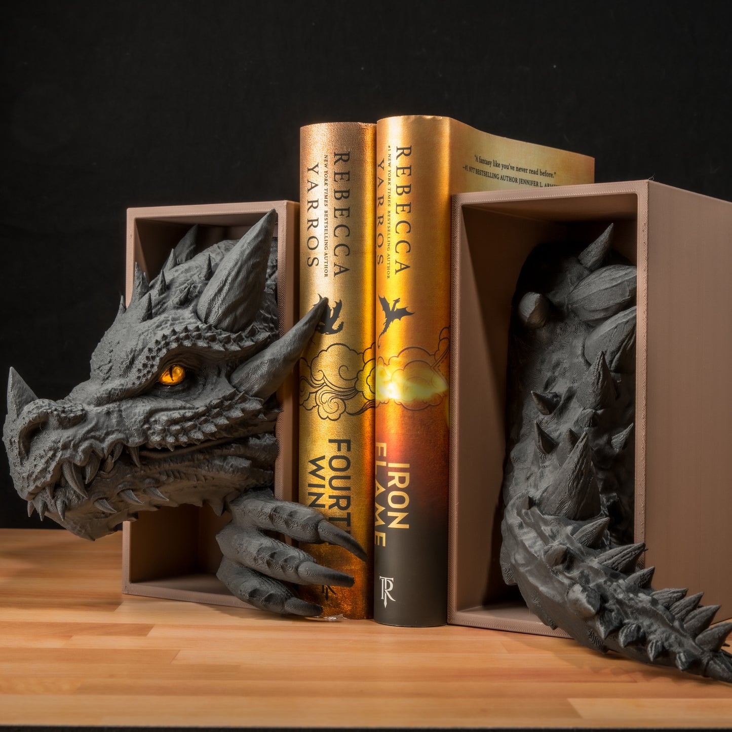 Dragon Head and Tail 3D Printed Book Nook