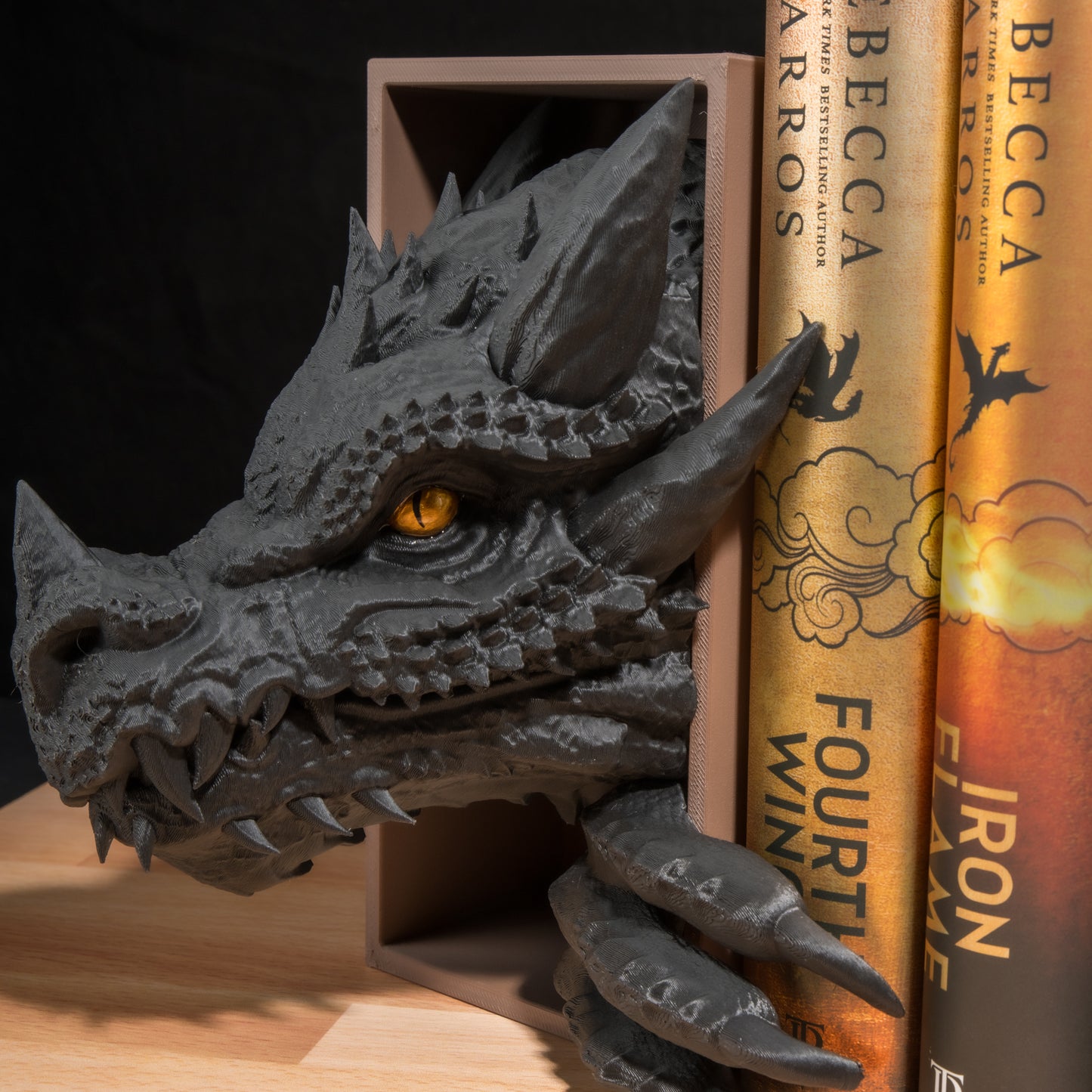 Dragon Head and Tail 3D Printed Book Nook