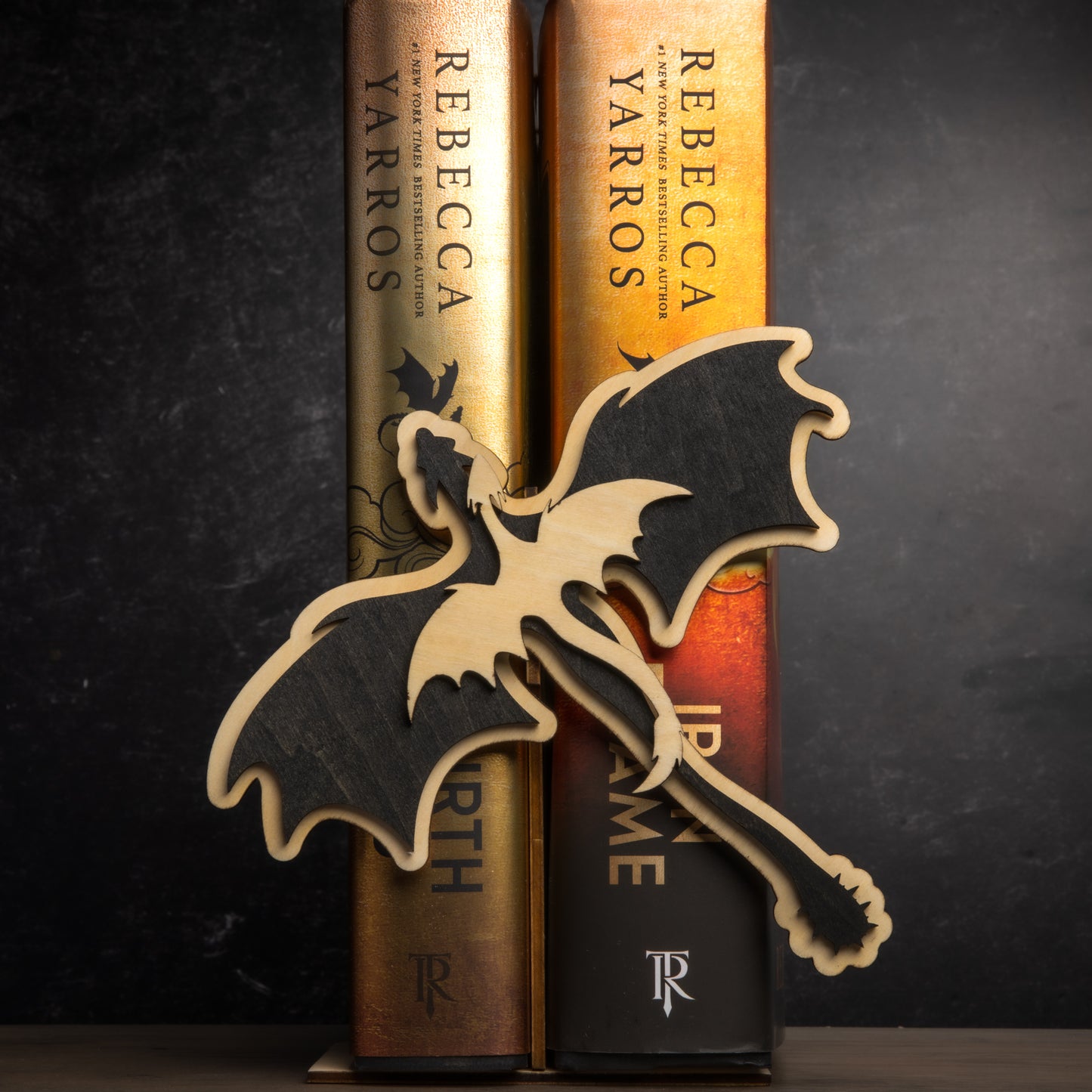 Tairn and Andarna Bookshelf Decor, Fourth Wing-Inspired, 3D Layered Art for Fantasy Lovers, Perfect Gift for Readers & Fans (New Design)