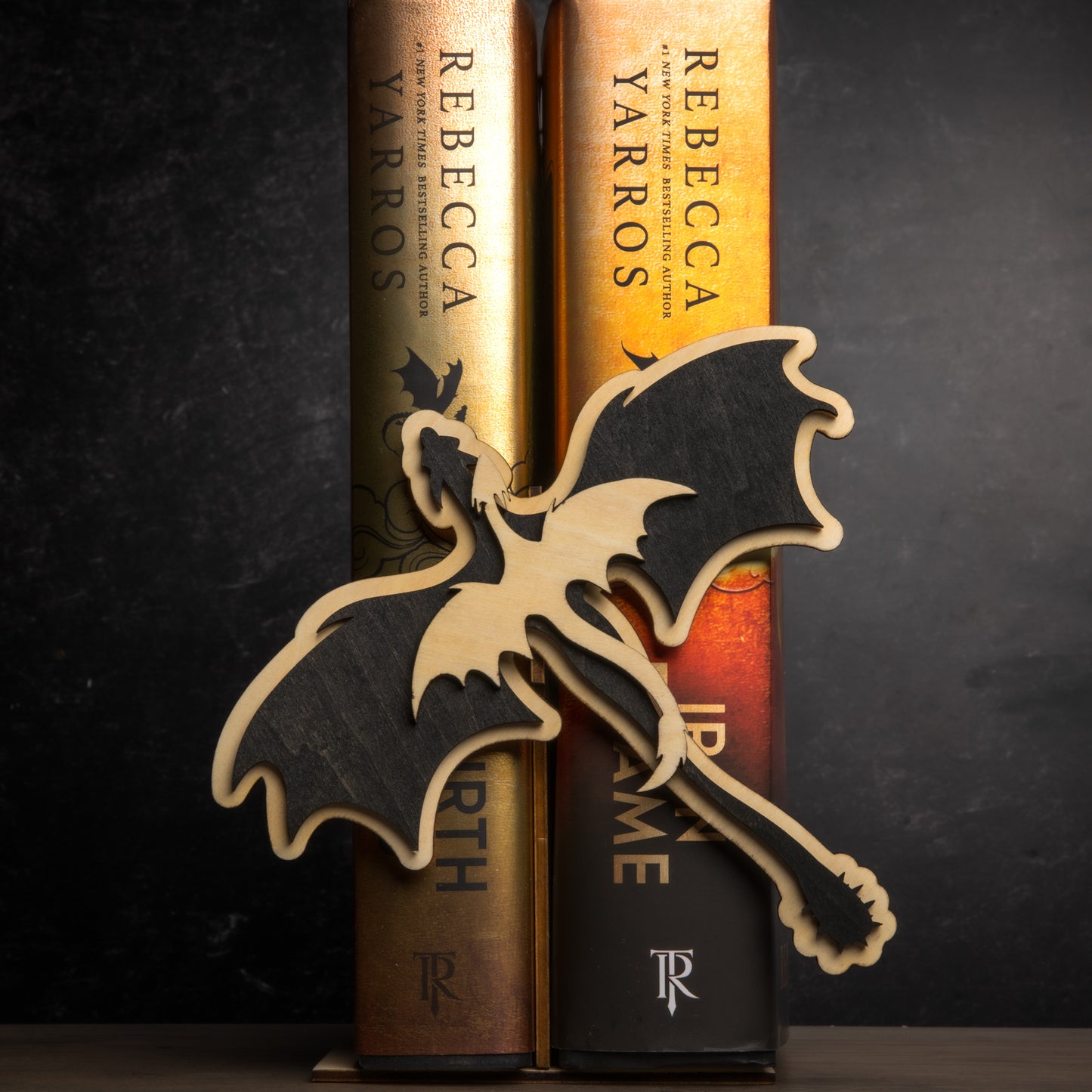 Tairn and Andarna Bookshelf Decor, Fourth Wing-Inspired, 3D Layered Art for Fantasy Lovers, Perfect Gift for Readers & Fans (New Design)