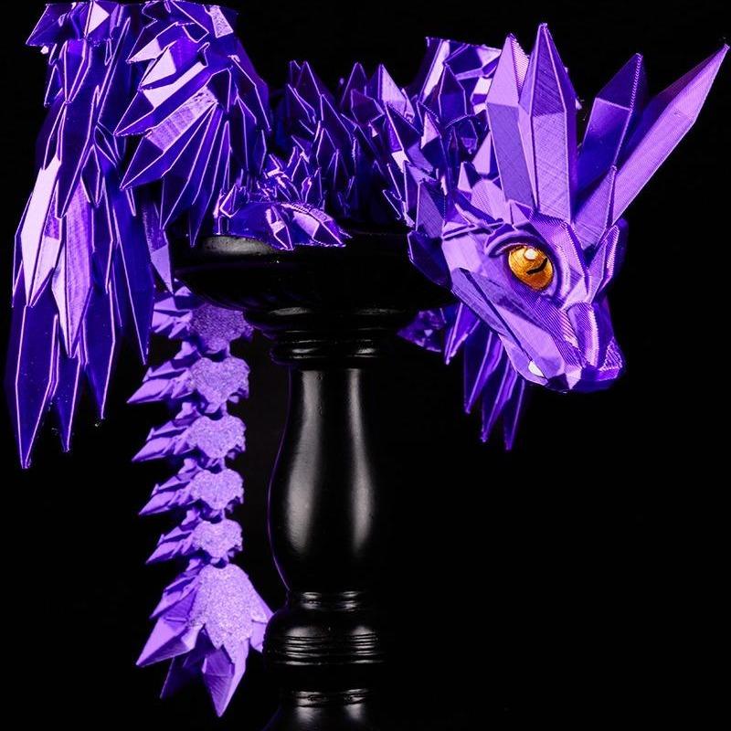 12 inch Articulating Dragon with Painted Eyes