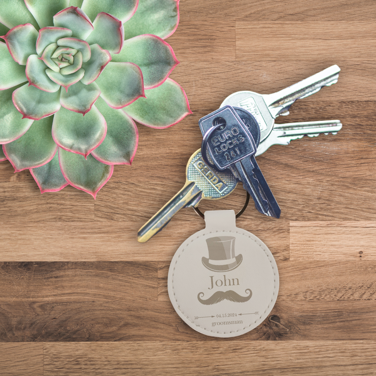 Personalized Laser Engraved Keychain